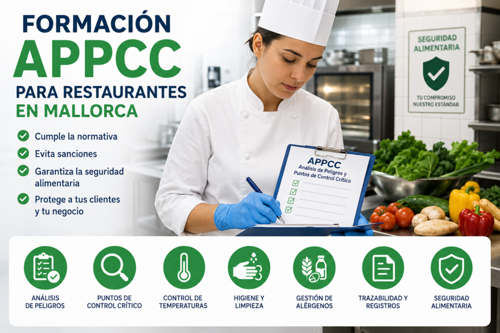 Formación APPCC para Restaurantes en Mallorca